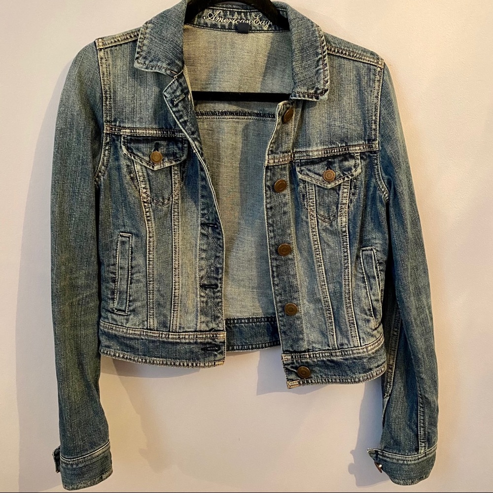 Cropped Jean jacket - Picture 3 of 3